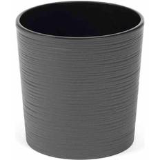 Siena Garden Locon Groove 722_50 Planteringsfat Polypropylen Antracit ∅25cm
