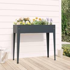 Krukker, Planter & Dyrkning vidaXL Plantekasse 100,5x40,5x90 galvaniseret Plantekasse
