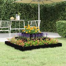 vidaXL plantekasse 80x80x27 massivt fyrretræ Plantekasse