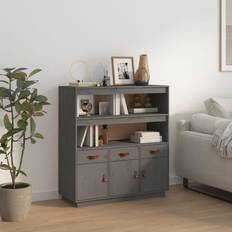 vidaXL Buffet Haut Gris 100 x 40 x 108.5 cm Armoire