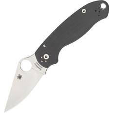 Left Pocket Knives Spyderco Para 3 Maxamet Signature G-10 Handle Everyday Carry Pocket knife