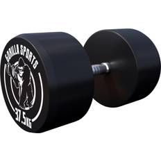 7,5 kg Håndvægte Gorilla Sports Rubber Dumbbells 7.5kg