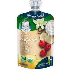 Hallon Barnmat & Ersättning Gerber Organic for Toddler 12+ Months Banana Raspberry & Yogurt