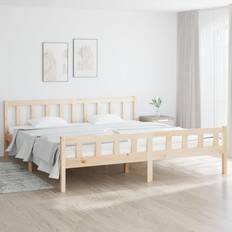 vidaXL massivt trä Sängram