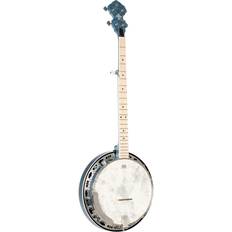 Ortega Falcon Series 5-String Quilted Maple Resonator Acoustic-Electric Banjo with Bag
