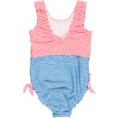 Meisje Badpakken Playshoes UV-Bescherming Zwempak Krab - Blauw/Roze