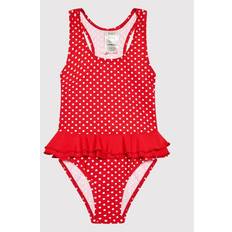 24-36M Bathing Suits Children's Clothing Playshoes 1-Piece Swimsuit With Stitches And Baby UV Protection - Rouge