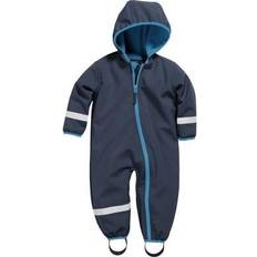 9-12M Monos Soft Shell Playshoes Mono Softshell Para Bebé Niño - Bleu