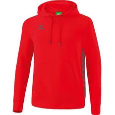 Rojo Suéteres Erima Sudadera con capucha Essential Team - Rouge