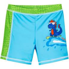Playshoes UV-Beskyttelse Badeshorts Dino - Blågrøn