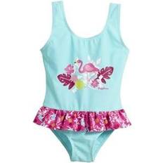Playshoes Flicka UV-skydd baddräkt flamingo, 15 – turkos, 74/80