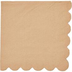 Brown Paper Napkins Juvale Cocktail Napkins 100-Pack Disposable Kraft Paper Napkins, Rustic Holiday Brown More than 12