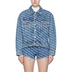 Stripes - Women Outerwear Alexander Wang Drop Tail Denim Jacket