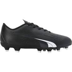 Men - Polyurethane Football Shoes Puma Ultra Play FG/AG M - Black/White