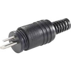 BKL Electronic 0205003/K Högtalar-hankontakt 2 Svart
