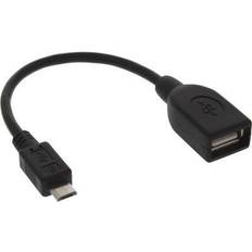 Usb otg kabel InLine 31606 Micro-USB OTG