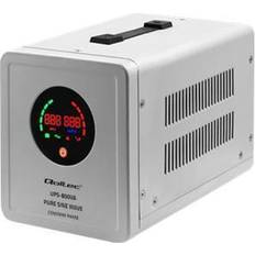 Qoltec Pure Sine Wave UPS konstant fas, avbrottsfri 560 Watt 800 VA