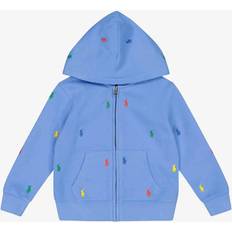 Hoodies Polo Ralph Lauren Logo embroidered cotton-blend hoodie blue Y