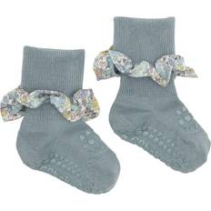 Gobabygo socks Barnkläder Go Baby Go Liberty Ruffle Socks - Dusty Blue