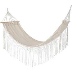 Pin Hamac Dkd Home Decor Hamac En Polyester Coton Beige 280 x 100 x 130 cm