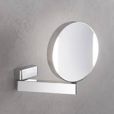 Emco Imago 8 Inch 9-5/8 H Circular Framed Bathroom Wall Mirror