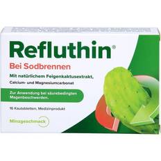Rezeptfreie Arzneimittel Refluthin® bei Sodbrennen Minze