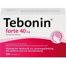 Rezeptfreie Arzneimittel Tebonin forte 40 mg Filmtabletten