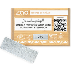The Vegan Society Ögonskuggor ZAO Refill Rectangle Eye Shadow 279 Ultra Pearly Grey Diamond