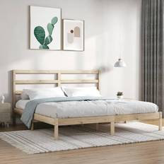 vidaXL Giroletto In Legno Massello Di Pino 200x200 cm - Marrone