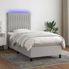 Senge & Madrasser vidaXL LED-lys stof Kontinentalseng