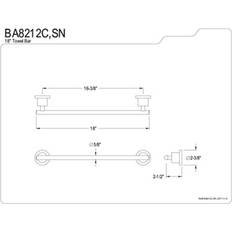 Towel Rails Kingston Brass BAK8212478 Concord