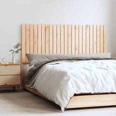 vidaXL 147x3x60 massivt fyrretræ Sengegavl