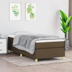 vidaXL Giroletto Grigio Marrone 100x200 cm in Tessuto