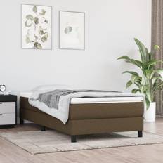 vidaXL Giroletto Marrone Scuro 100x200 cm Tessuto