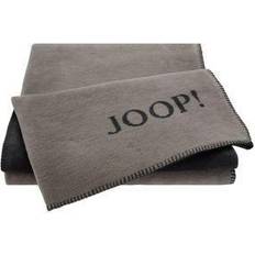 Poliéster Mantas Joop! Wohndecke Kuscheldecke 150x200 cm Doubleface Uni Taupe Anthrazit 631381 Manta Gris, Marrón (160x)