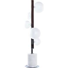 Dkd Home Decor Silver White 220 Table Lamp