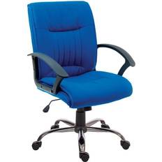 Blue Office Chairs Teknik Milan Blue Executive Office Chair