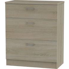 B&Q Chest of Drawers B&Q Norfolk Ready Assembled 3 Chest of Drawer