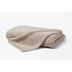 Natur Decken Primera Hahn Strickdecke Kuscheldecke Filz Natur, Beige