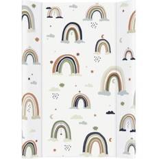 Rotho Babydesign Wedge Changing Pad 0+ Months Boho Rainbow 70 x 50 cm White