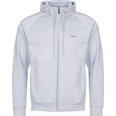 Hugo boss saggy hoodie HUGO BOSS Saggy Zip Through Hoodie - Open Blue