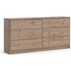 Brown Chest of Drawers Tvilum May Chest of Drawer 143x68.3cm