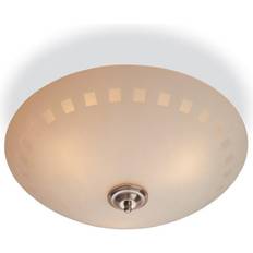 Glass Ceiling Flush Lights Firstlight Daisy Ceiling Flush Light