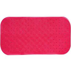 MSV Alfombra De Bañera Antideslizante Caucho Reciclable Class 36 x 76 cm Rosa Fucsia