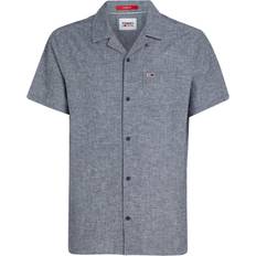 Tommy Jeans Navy Classic Linen Shirt