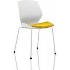 Yellow Office Chairs Dynamic Florence White Frame Visitor Office Chair