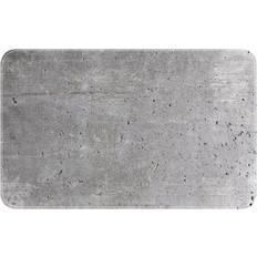 Wenko Alfombra De Baño Rectangular 40x70 cm Gris