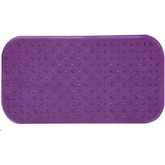 Violet Tapis de Bain Antidérapants MSV Tapis Fond De Baignoire Antidérapant Caoutchouc Class 36 x 76 cm Violet