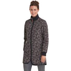 Weather report jakke dame Weather Report Floral Long Quiltet Jakke Dame Sort
