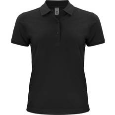 Round - Women Polo Shirts Clique Polo Sort Modekompagniet.dk